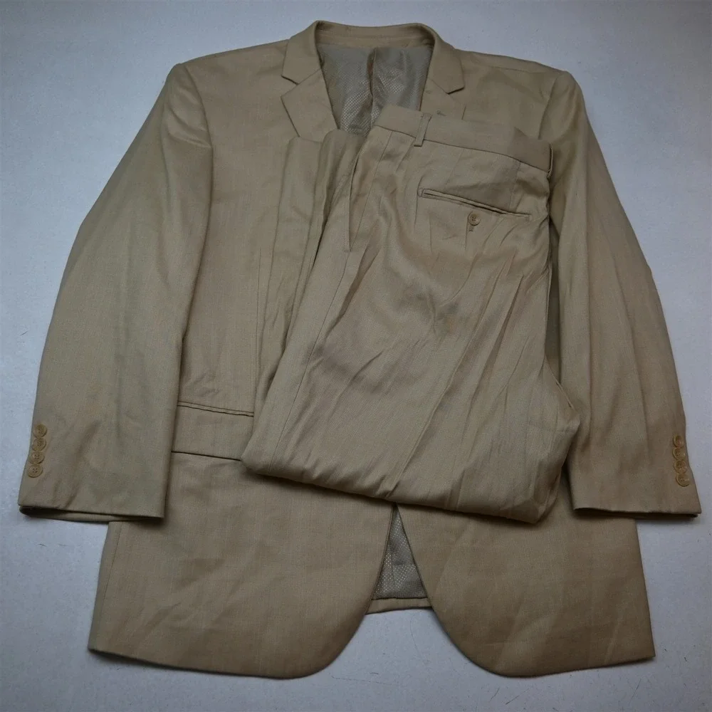 Bocaccio Uomo 50R 38x30 Khaki Mens Jacket Pants Suit